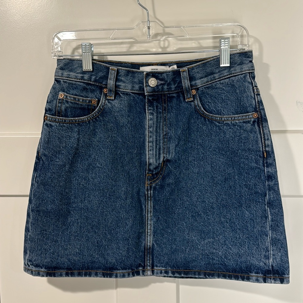 & Other Stories Denim Skirt US 4